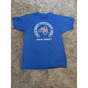 Vintage Hanes Blue Size Large T Tee Shirt Single‎ Stitch Nike Running Shoes